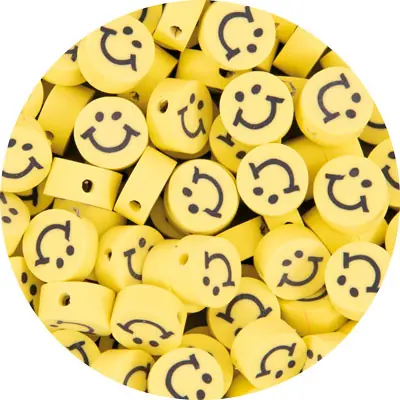 Fimoli Motivperle Smilie gelb, 100 Stück Jetzt Bestellen