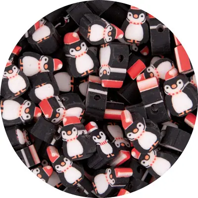 Kostenloser Rückversand Fimoli Motivperle Pinguine, 100 Stück