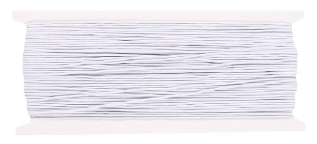 Stretchgummi weiß, 50 m Aktuell