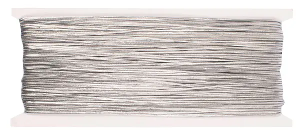 Stretchgummi silber, 50 m Aktuell