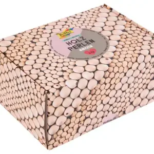 Preis Gesenkt Holzperlenmischung XL natur, 1000 g