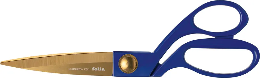 Premiumschere blau/gold, 20 cm Direkt Vom Hersteller