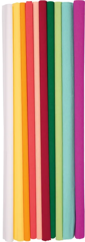 Bastelkrepp trend, 10 Stück sortiert Billig