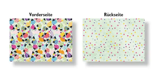 Motivkarton Marienkäfer Neu