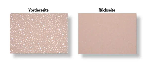 Günstig Naturkarton Herzen