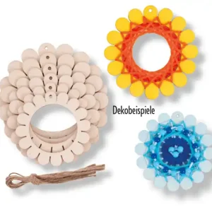 Begrenztes Angebot Blumenset 6-teilig, aus Holz