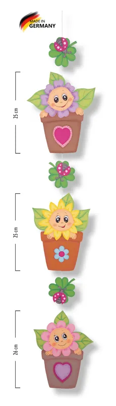 Kreativpaket Blumenkinder im Topf Bestseller