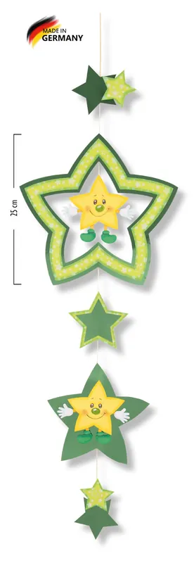 Schimmernde Fensterkette Stern Limited Edition
