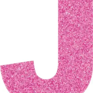 Solange Der Vorrat Reicht Glitterbuchstabe Maxi J malve