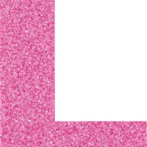 Jetzt Kaufen Glitterbuchstabe Maxi L malve