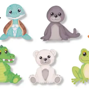 Kreativpaket Tierkinder im kühlen Nass Preis Gesenkt