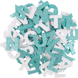 Online Kaufen Glitter Buchstabenmix eis & smaragd