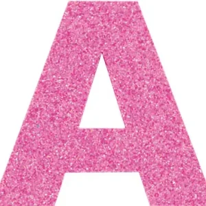 Sofort Bestellen Glitterbuchstabe Maxi A malve