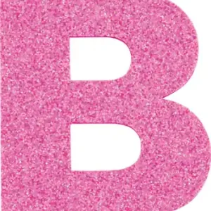 Bestseller Glitterbuchstabe Maxi B malve