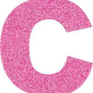 Glitterbuchstabe Maxi C malve Begrenztes Angebot