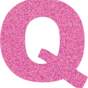 Glitterbuchstabe Maxi Q malve Meistverkauft