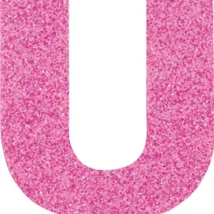 Ab Werk Glitterbuchstabe Maxi U malve