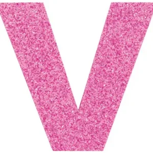 Glitterbuchstabe Maxi V malve Jetzt Bestellen