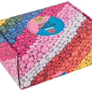 Holzperlenmischung XL bunt, 1000 g Direkt Vom Hersteller