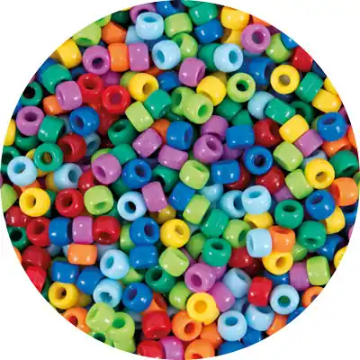 Gratis Versand Perlenmischung XL regenbogen, 1000 Stück