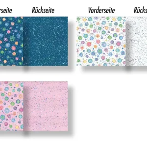 Markenprodukt Motivkartonsortiment Kristalle sortiert