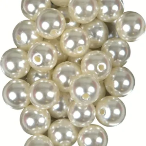 Wachsperlen creme 32 Stück Ø 8 mm Sonderangebot