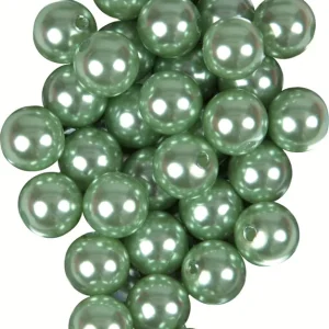 Wachsperlen hellgrün 32 Stück Ø 8 mm Ab Werk