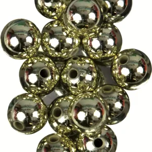 Mega-Angebot Wachsperlen metallic gold 15 Stück Ø 8 mm