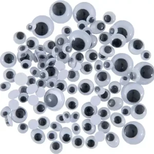 Wackelaugen rund + oval 100 Stück Preiswert