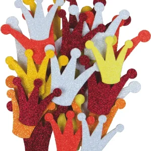 Glitterkronen exklusiv Sonnentöne, 24 St. sortiert Direktkauf