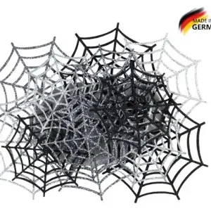 Glitterspinnennetze 1, 12 Stück sortiert Ab Werk