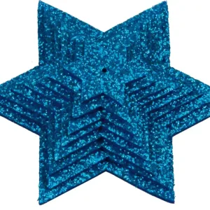 Glittersternenset pazifik, 8-teilig, aus Moosgummi Ab Werk