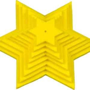 Im Trend Sternenset gelb, 8-teilig, aus Moosgummi