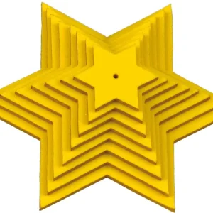 Sternenset maisgelb, 8-teilig, aus Moosgummi Gleich Bestellen