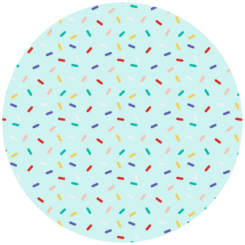 Kostenloser Versand Laternenzuschnitt rund groß Konfetti