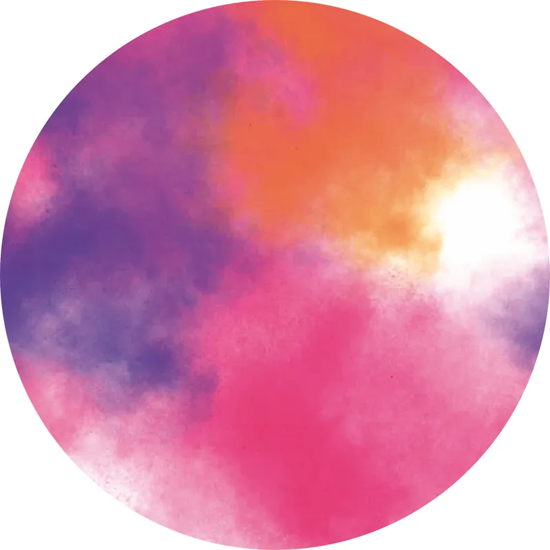 Laternenzuschnitt rund Nebel pink, 24 Stück Geld-Zurück-Garantie