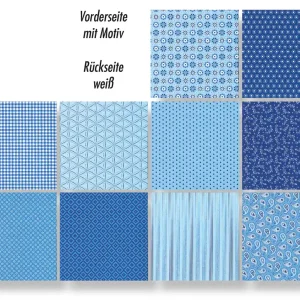 Sofort Bestellen Motivkartonsortiment BASICS blau