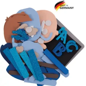 Mengenrabatt Moosgummisortiment Schuljunge