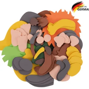 Moosgummisortiment Dschungeltiere Neu