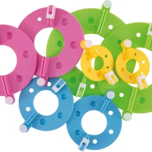 Scheibenset für Pompons, 8-teilig Exklusiv