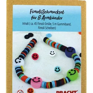 Solange Der Vorrat Reicht Fimoli Schmuckset Smilie für 8 Armbänder