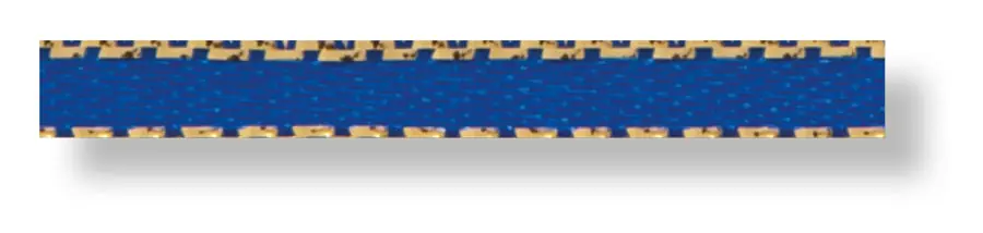 Nur Für Kurze Zeit Satinband blau/gold Aktionspreis