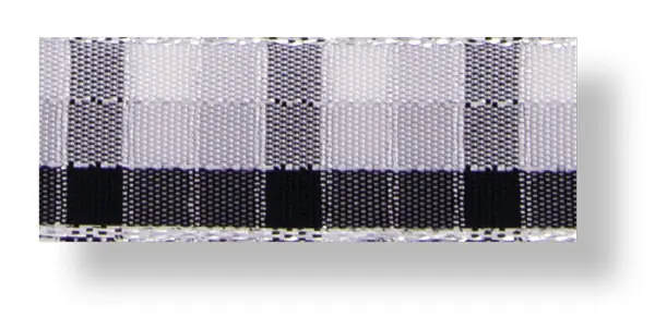 Gratis Versand Drahtband Karo anthrazit/silber