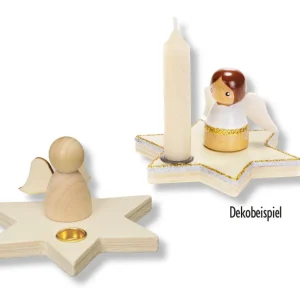 Direktkauf Kerzenhalter Stern mit Engel