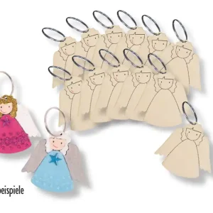 Expressversand Schlüsselanhänger Schutzengel, 12 Stück