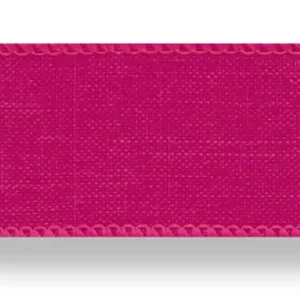 Geld-Zurück-Garantie Drahtband mitLeinenstruktur pink