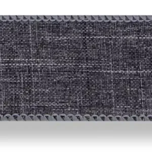 Drahtband mit Leinenstruktur grau Gratis Versand