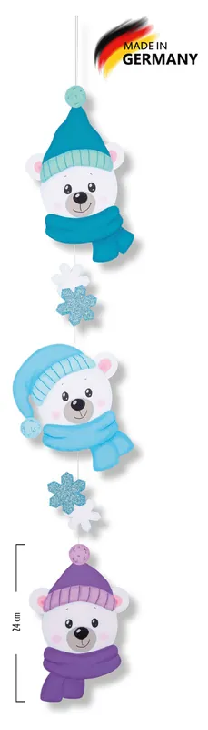 Kreativpaket Frostige Eisbären Kostenloser Rückversand