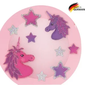 Expressversand Laternen Bastelset Einhörner rosa