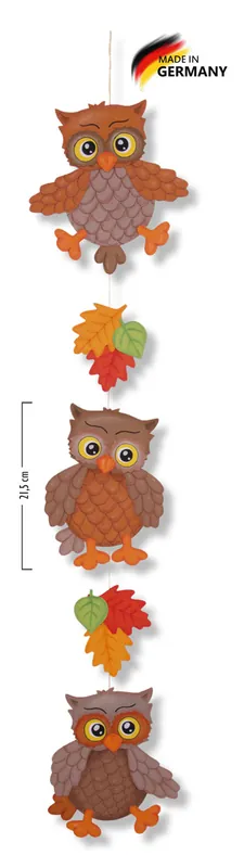 Kreativpaket Eulen im Naturlook Top-Qualität